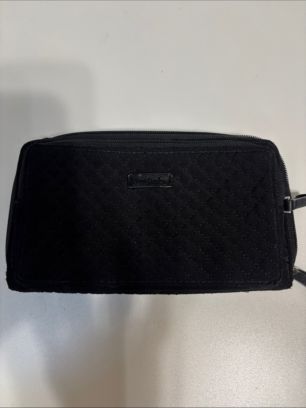 Vera Bradley Quilted Zip Wallet crossbody- strap missing